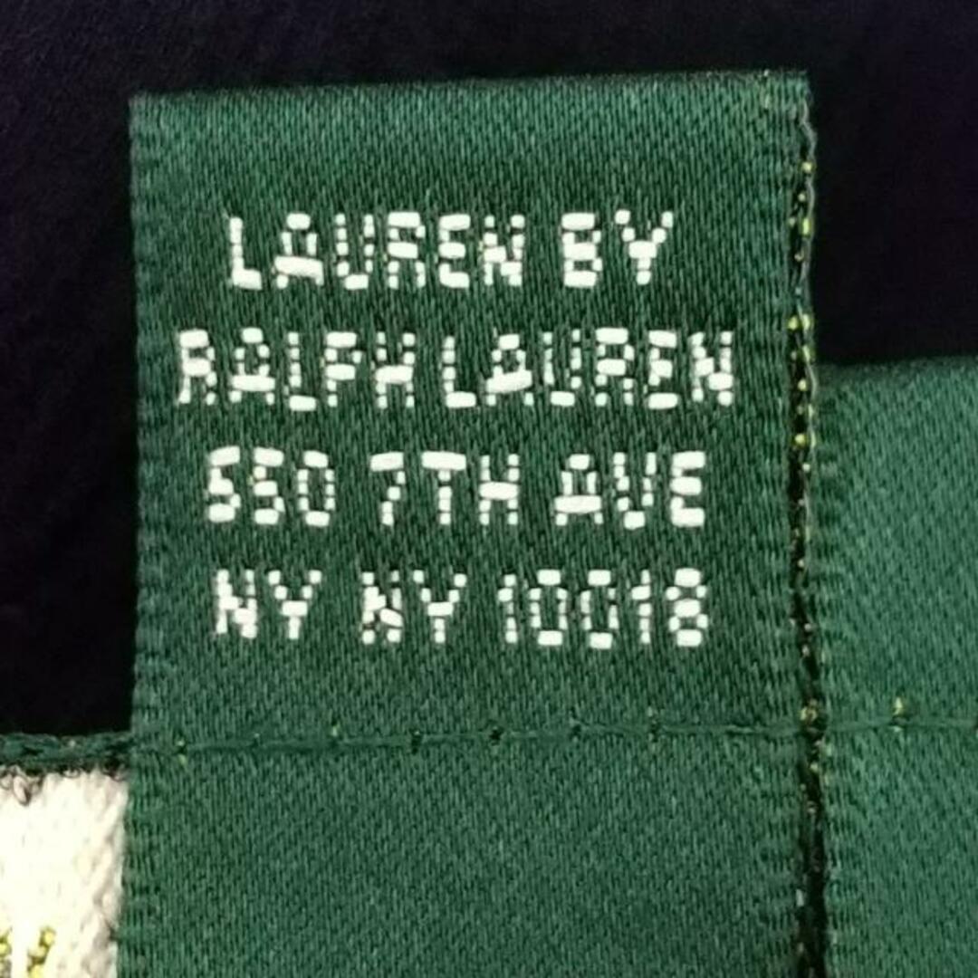 Ralph Lauren(ラルフローレン)のRalphLauren(ラルフローレン) 長袖カットソー サイズ8P レディース美品  - ダークネイビー シルク/フリル/シースルー レディースのトップス(カットソー(長袖/七分))の商品写真