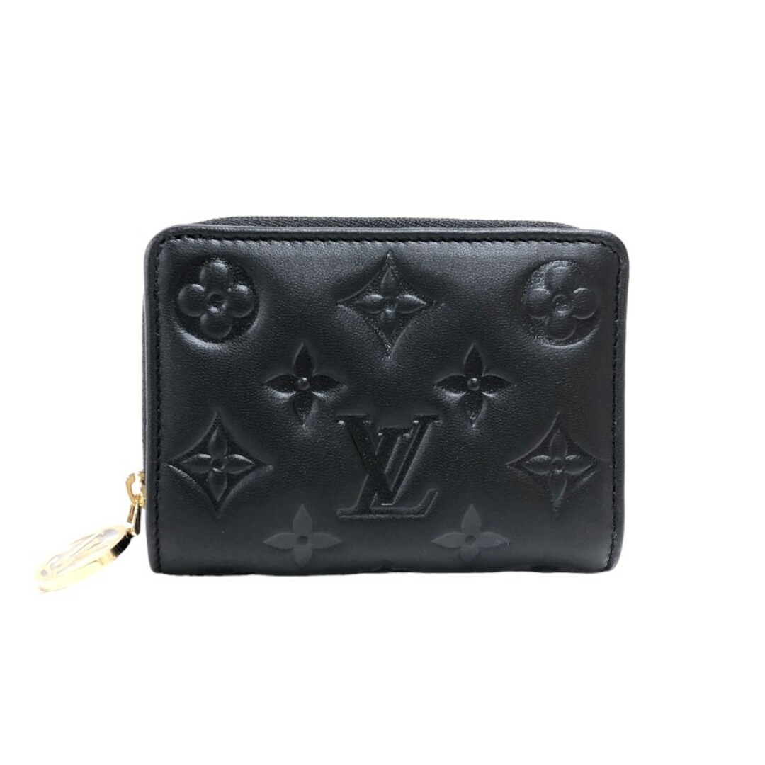 LOUIS VUITTON(ルイヴィトン)の　ルイ・ヴィトン LOUIS VUITTON ポルトフォイユ・ルー M81599 ブラック ラムレザー レディース 二つ折り財布 レディースのファッション小物(財布)の商品写真