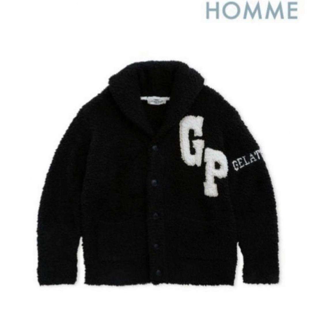 gelato pique(ジェラートピケ)の【HOMME】リサイクルジェラートロゴカウチン メンズのトップス(カーディガン)の商品写真