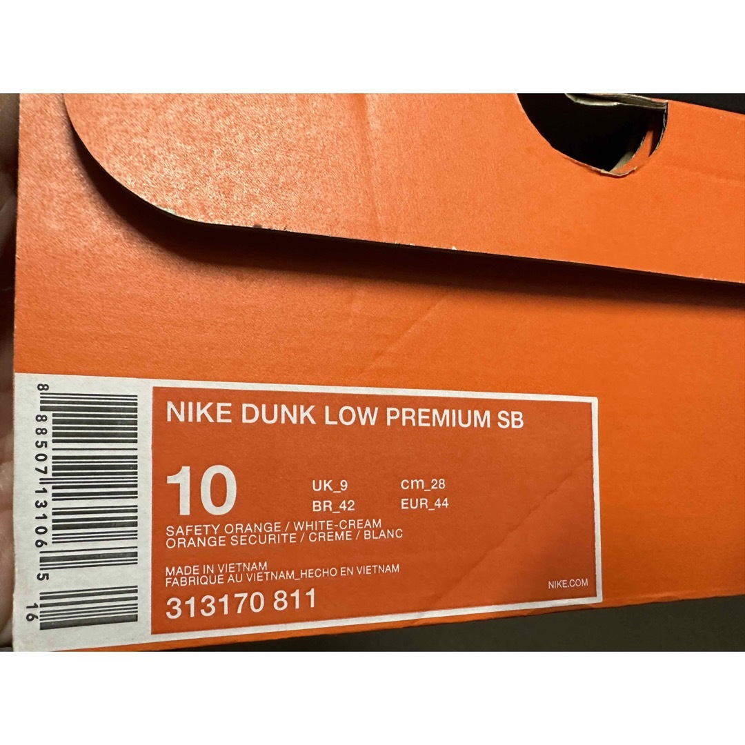 NIKE - NIKE DUNK LOW PREMIUM SB ORANGE BOX US10の通販 by NIKE - NIKE DUNK LOW PREMIUM SB ORANGE BOX US10の通販 by