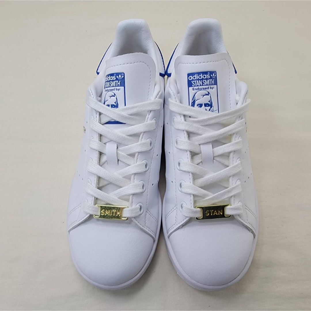 STANSMITH（adidas）(スタンスミス)のアディダス スタンスミス ホワイト／ブルー 22.5㎝ レディースの靴/シューズ(スニーカー)の商品写真