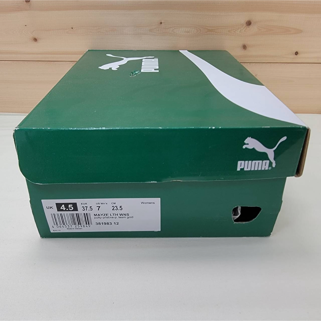 PUMA(プーマ)のプーマ メイズ レザー プラットフォーム ベージュ/ガム 23.5㎝ レディースの靴/シューズ(スニーカー)の商品写真