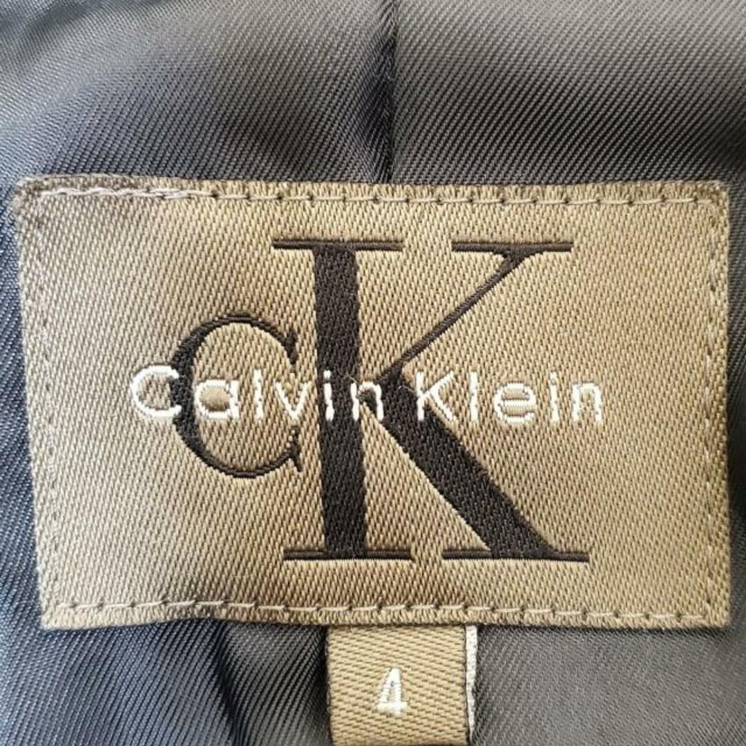 Calvin Klein(カルバンクライン)のCalvinKlein(カルバンクライン) コート サイズ4 XL レディース美品  - 黒 長袖/ロング丈/冬 レディースのジャケット/アウター(その他)の商品写真