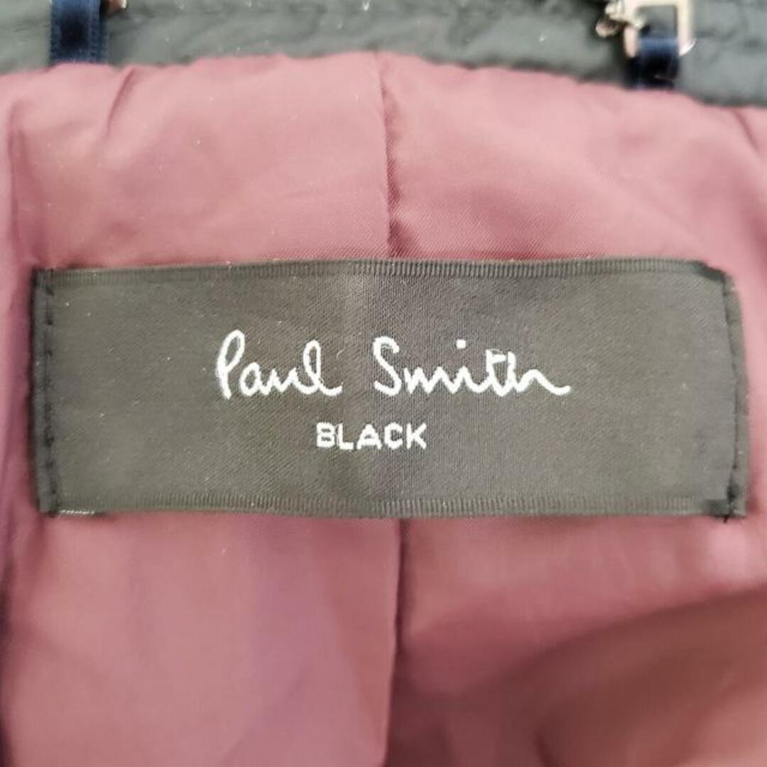 PaulSmith BLACK(ポールスミスブラック) ダウンコート サイズ42 L レディース美品  - 黒 長袖/ジップアップ/冬 レディースのジャケット/アウター(ダウンコート)の商品写真