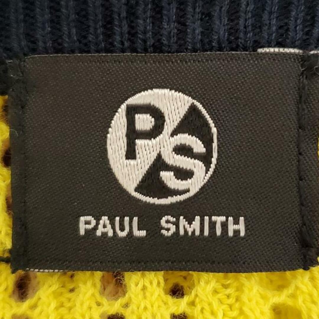 Paul Smith(ポールスミス)のPaulSmith(ポールスミス) ワンピース サイズM レディース - グリーン×ボルドー×マルチ 半袖/ロング/ニット/ストライプ/メッシュ レディースのワンピース(その他)の商品写真