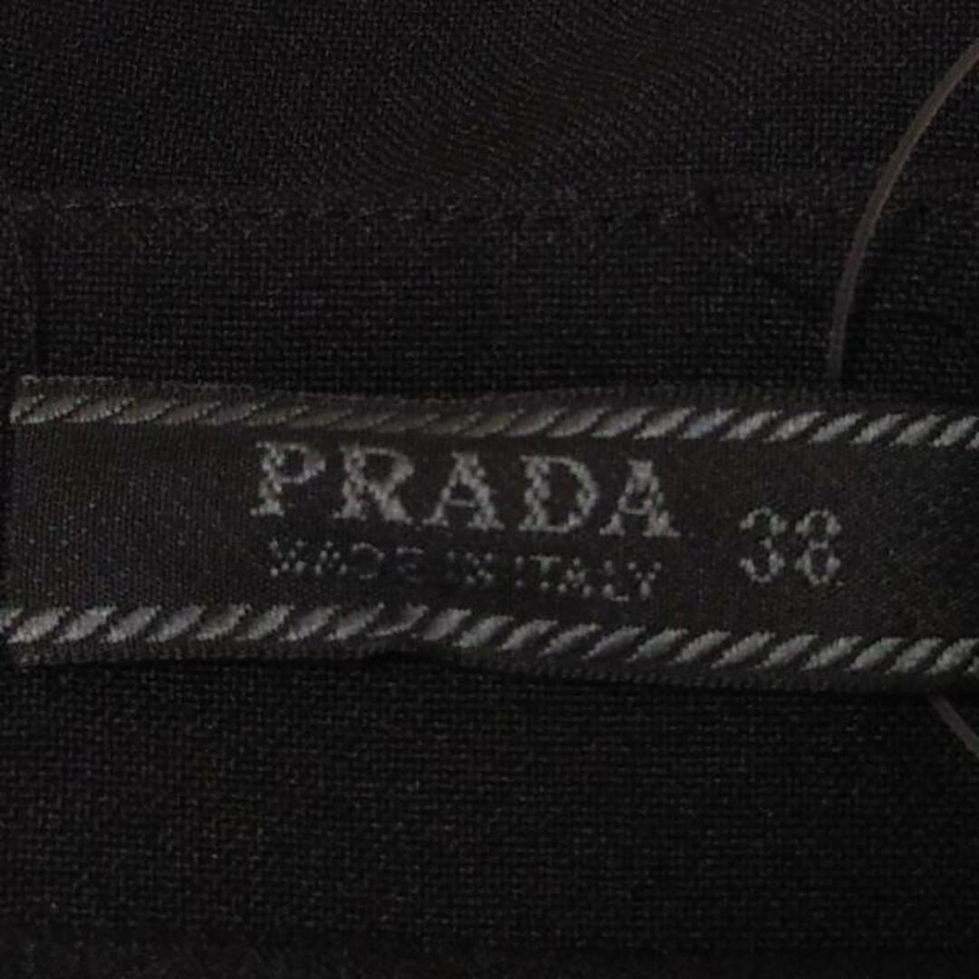 PRADA(プラダ)のPRADA(プラダ) スカート サイズ38 S レディース美品  - 黒 ひざ丈 ポリエステル レディースのスカート(その他)の商品写真