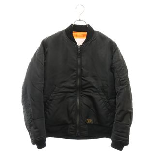 ダブルタップス(W)taps)のWTAPS ダブルタップス 14AW YOUTHFULL DAYZ MA-1 JACKET NYLON TWILL フライトジャケト ミリタリー ブラック 142GWDT-JKM04(フライトジャケット)