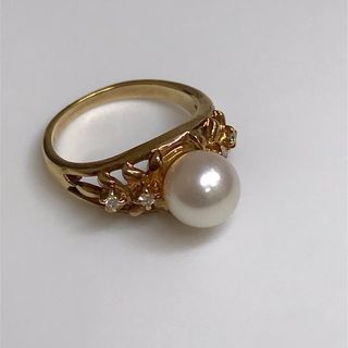 ミキモト(MIKIMOTO)の【MIKIMOTO】ミキモト　18金　パールリング(リング(指輪))