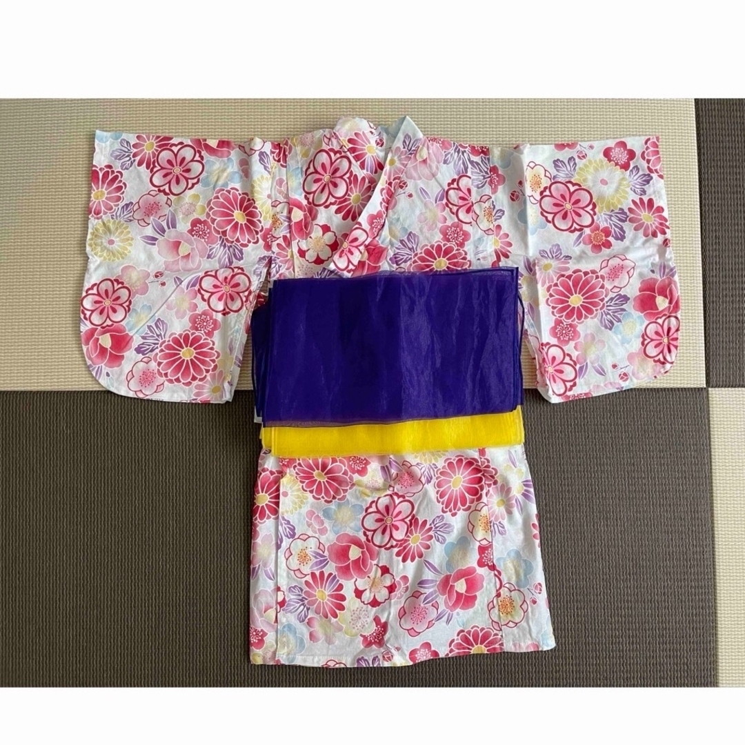 セパレート浴衣 キッズ/ベビー/マタニティのキッズ服女の子用(90cm~)(甚平/浴衣)の商品写真