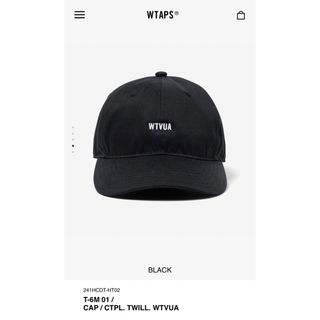 ダブルタップス(W)taps)のwtaps T-6M 01 CAP CTPL TWILL WTVUA BLACK(キャップ)