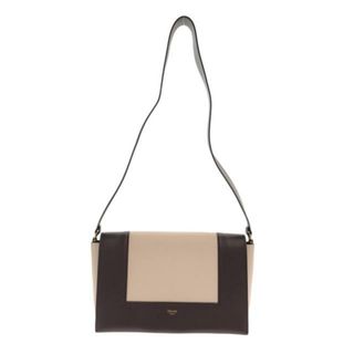 セリーヌ(celine)のCELINE(セリーヌ) ショルダーバッグ美品  フレーム ミディアム 180263AQO.33VD デザート×ベルベット(ピンクベージュ×ボルドー) カーフレザー(ショルダーバッグ)