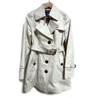 バーバリーブルーレーベル(BURBERRY BLUE LABEL)のBurberry Blue Label(バーバリーブルーレーベル) トレンチコート サイズ38 M レディース - アイボリー 長袖/春/秋(トレンチコート)