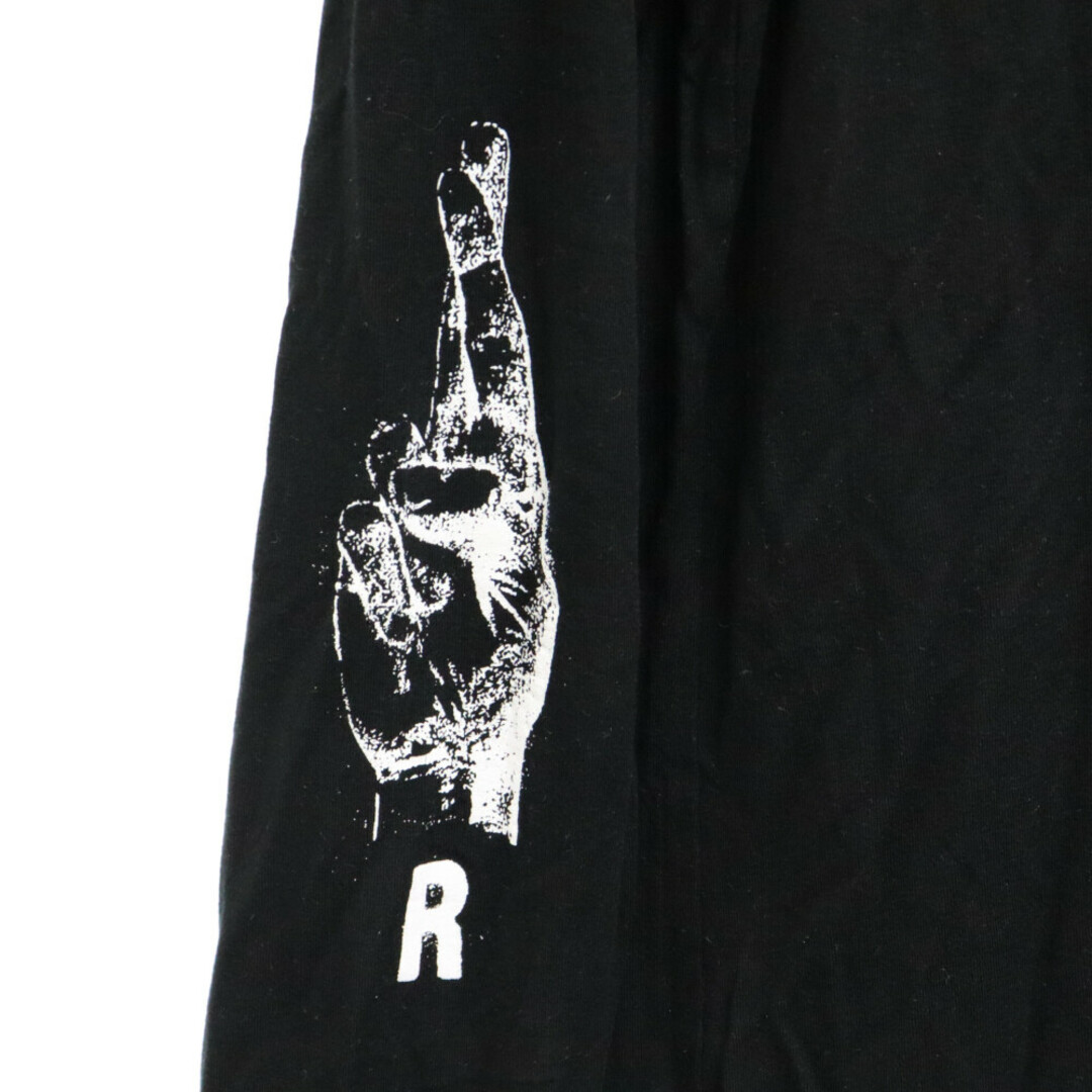 RAF SIMONS(ラフシモンズ)のRAF SIMONS ラフシモンズ 23SS タートルネック カットソー ワンポイント ロゴ 長袖Tシャツ ブラック メンズのトップス(Tシャツ/カットソー(七分/長袖))の商品写真
