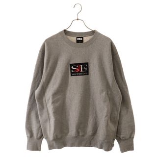 エフティーシー(FTC)のFTC エフシーティー 22AW SF SOUVENIR CREWNECK 刺繍フロントロゴクルーネック グレー(スウェット)