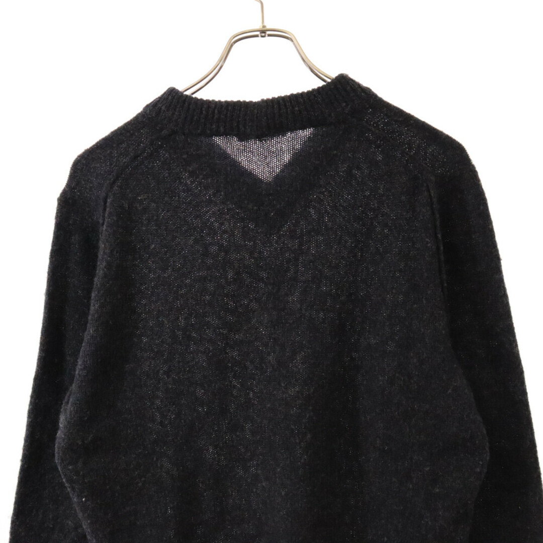 ROBERTO COLLINA(ロベルトコリーナ)のroberto collina ロベルトコリーナ V^Neck Wool Knit A1015KSW152 Vネック ウール ニット セーター ブラック メンズのトップス(ニット/セーター)の商品写真