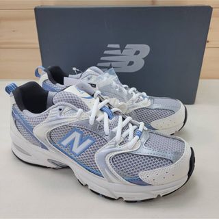 ニューバランス(New Balance)のニューバランス MR530KC  シルバー グレー/ブルー 22.5㎝(スニーカー)