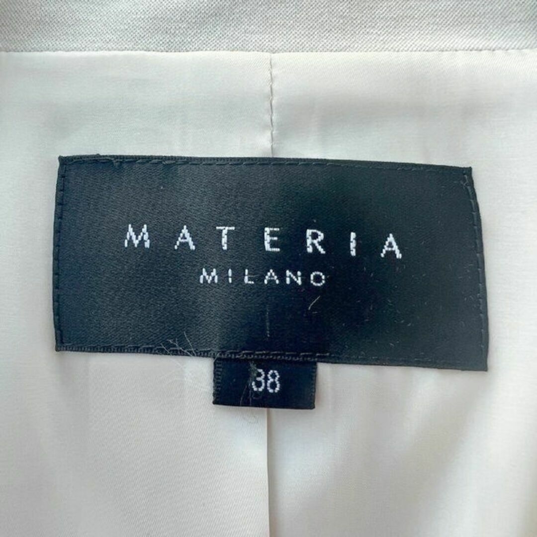 MATERIA(マテリア)のMATERIA MILANO テーラードジャケット タックカラー フォーマル レディースのジャケット/アウター(テーラードジャケット)の商品写真