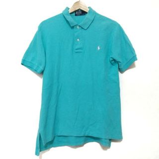 ポロラルフローレン(POLO RALPH LAUREN)のPOLObyRalphLauren(ポロラルフローレン) 半袖ポロシャツ サイズL メンズ - ライトブルー(ポロシャツ)