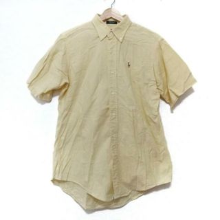 ポロラルフローレン(POLO RALPH LAUREN)のPOLObyRalphLauren(ポロラルフローレン) 半袖シャツ サイズ20 メンズ - イエロー(シャツ)