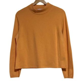 ヘルノ(HERNO)のHERNO(ヘルノ) 長袖セーター サイズ48 XL レディース - オレンジ ハイネック/カシミヤ(ニット/セーター)