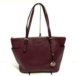 マイケルコース(Michael Kors)のMICHAEL KORS(マイケルコース) ショルダーバッグ美品  - パープル レザー(ショルダーバッグ)