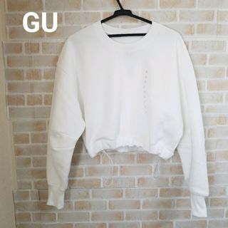 GU - 【本日削除/最終値下GU ヘビーウェイトスウェット ドローストリングプルオーバー