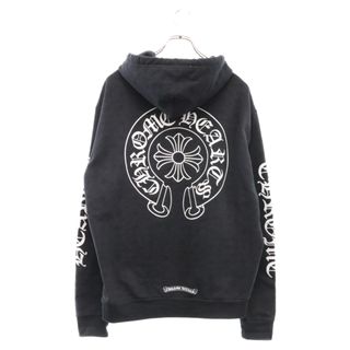 クロムハーツ(Chrome Hearts)のCHROME HEARTS クロムハーツ CH PLUS 総柄CHプラスプリントスウェットプルオーバー パーカー ブラック S(パーカー)