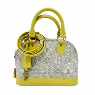 ルイヴィトン(LOUIS VUITTON)のルイ ヴィトン LOUIS VUITTON ハンドバッグ 斜め掛けショルダーバッグ Since 1854 アルマBB キャンバス/レザー ライトグレージュ/イエロー ゴールド レディース M53476 送料無料【中古】 z0311(ハンドバッグ)