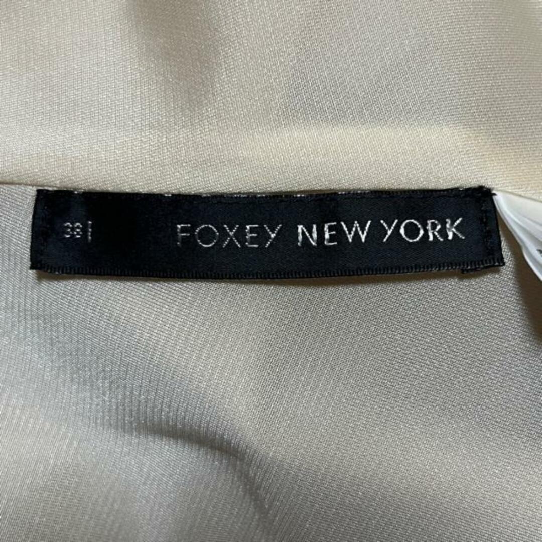 FOXEY NEW YORK(フォクシーニューヨーク) ワンピース サイズ38 M レディース - 28832 ベージュ ノースリーブ/ロング レディースのワンピース(その他)の商品写真