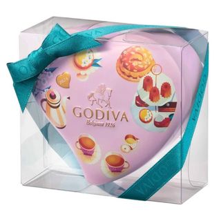 ゴディバ(GODIVA)のGODIVA アフタヌーンスイーツ　Gキューブアソートメント　ミニハート缶　5粒(菓子/デザート)