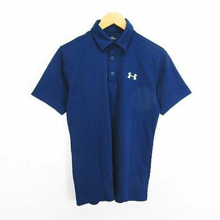 アンダーアーマー MTR2084 ポロシャツ 半袖 MD ブルー スポーツウェア