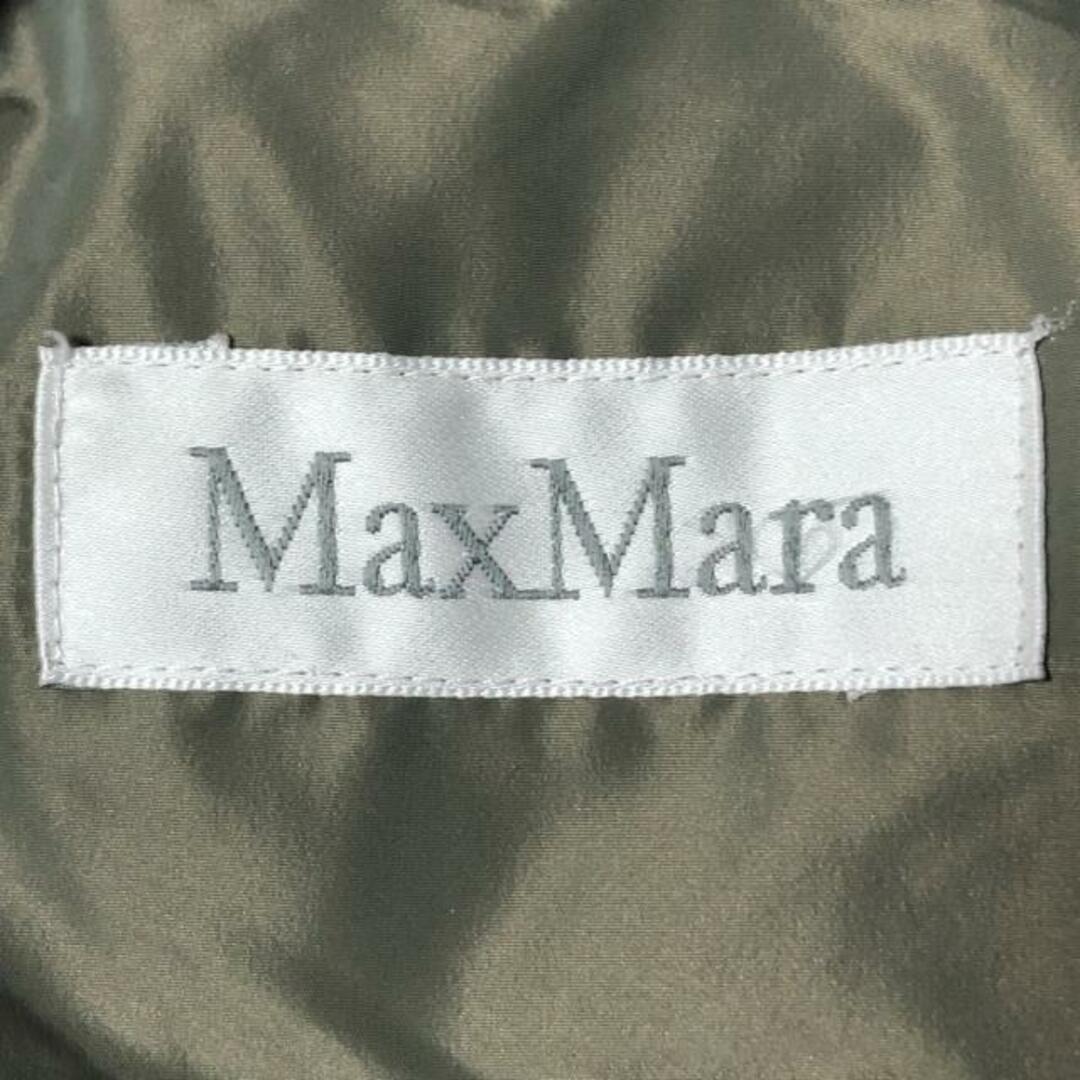 Max Mara(マックスマーラ)のMax Mara(マックスマーラ) ダウンジャケット サイズJ 42 レディース - カーキ 長袖/冬 レディースのジャケット/アウター(ダウンジャケット)の商品写真