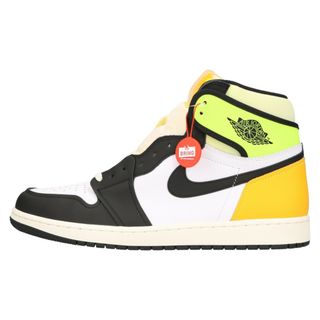 ナイキ(NIKE)のNIKE ナイキ AIR JORDAN 1 RETRO HIGH OG Volt Gold 555088-118 エアジョーダン1 ボルト ハイカットスニーカー ホワイト/イエロー US13/31cm(スニーカー)