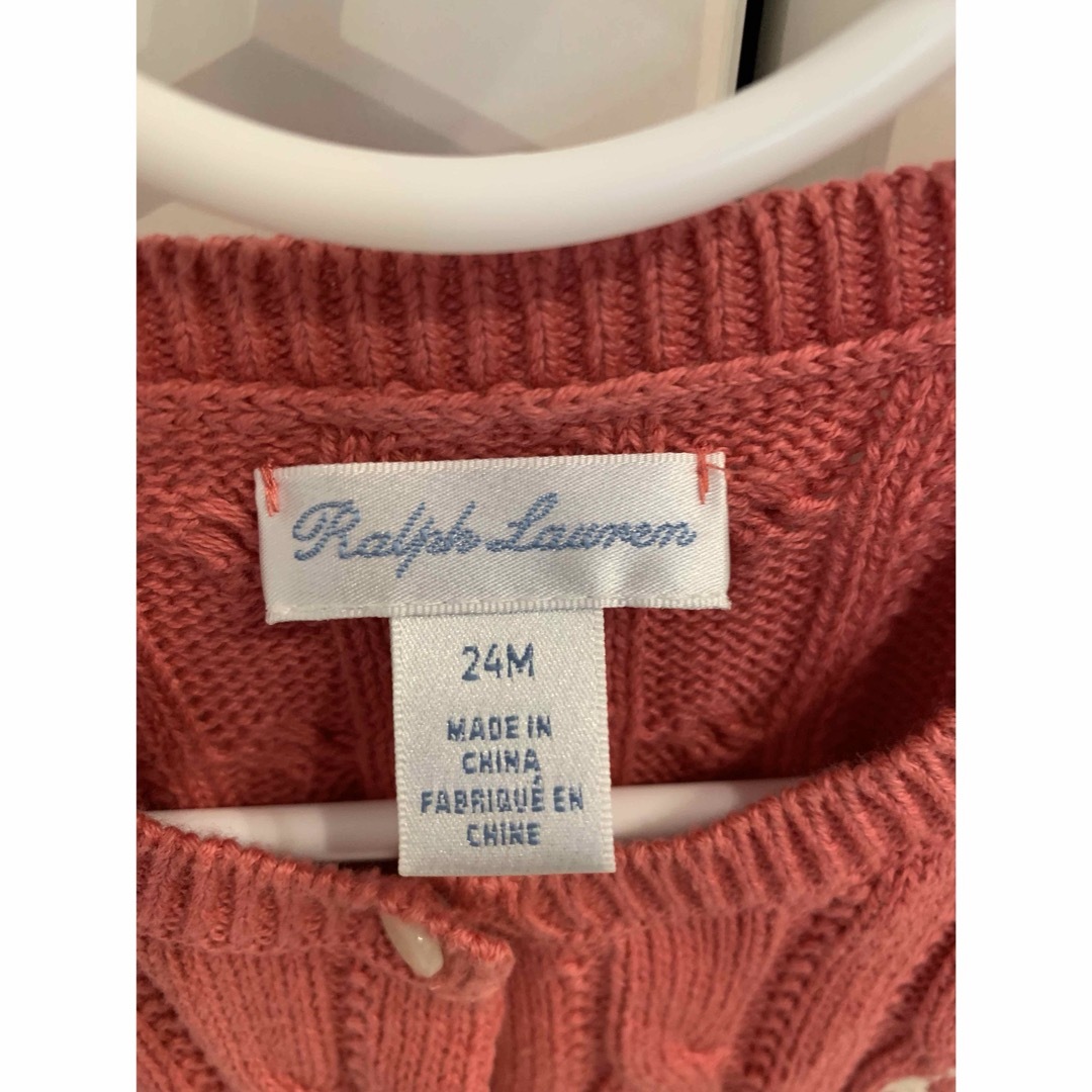 Ralph Lauren(ラルフローレン)のラルフローレン　24M キッズ/ベビー/マタニティのキッズ服女の子用(90cm~)(カーディガン)の商品写真