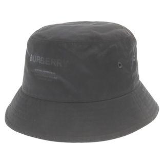 バーバリー(BURBERRY)のBURBERRY バーバリー NYLON PADDED BUCKET ナイロンパデッド バケットハット 帽子 ブラック 8062288(ハット)