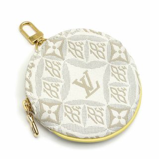 ルイヴィトン(LOUIS VUITTON)のルイヴィトン ポルトモネ・ロン M81173 コインケース ラウンド　ベージュ系(コインケース)