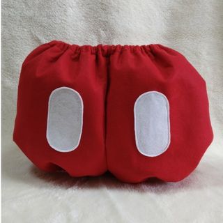 ZUU様専用　ミッキー風かぼちゃパンツ（80-90）＋リボン(パンツ)