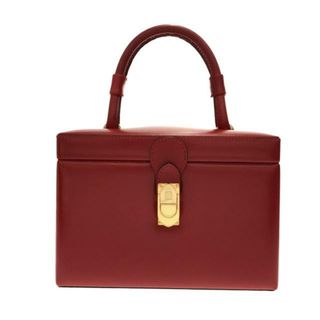 ロエベ(LOEWE)のロエベ バニティバッグ - レッド レザー(その他)