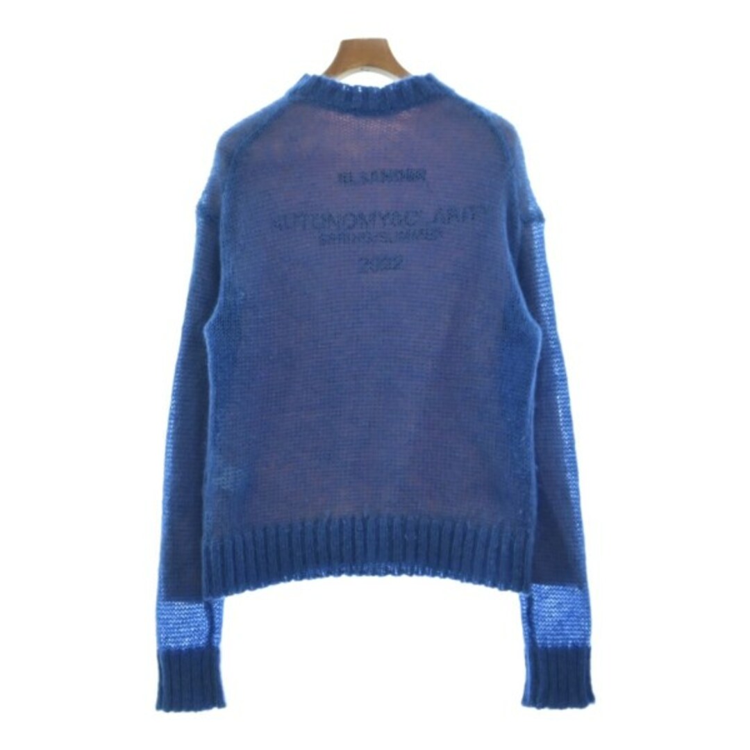 Jil Sander(ジルサンダー)のJIL SANDER ジルサンダー ニット・セーター 44(L位) 青 【古着】【中古】 メンズのトップス(ニット/セーター)の商品写真