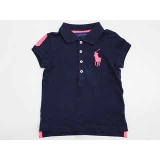 ラルフローレン(Ralph Lauren)の▲ラルフローレン/Ralph Lauren▲100cm(3/3T) 半袖ポロシャツ 濃紺【中古】子供服 キッズ kids 女の子 夏 525032 tops(その他)