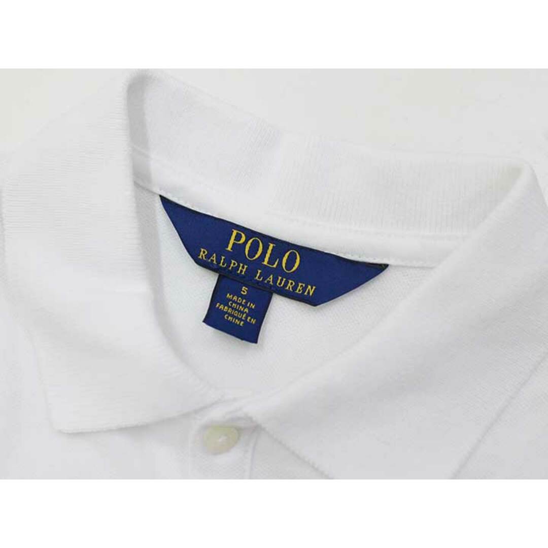 Ralph Lauren(ラルフローレン)の◇ラルフローレン/Ralph Lauren◇115cm ノースリーブポロシャツ 白【中古】子供服 キッズ kids 女の子 夏 926032 tops キッズ/ベビー/マタニティのベビー服(~85cm)(その他)の商品写真