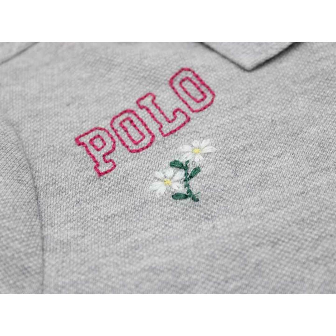 Ralph Lauren(ラルフローレン)の◇ラルフローレン/Ralph Lauren◇130cm 半袖ポロシャツ グレー×マルチカラー ’20年製【中古】子供服 キッズ kids 女の子 夏 826032 tops キッズ/ベビー/マタニティのベビー服(~85cm)(その他)の商品写真