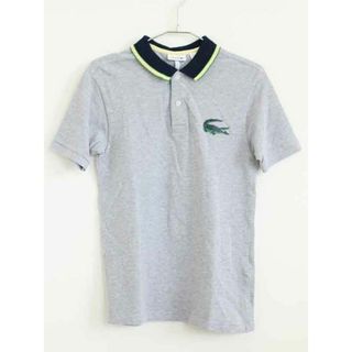 ラコステ(LACOSTE)の†ラコステ/LACOSTE† 158cm(14) 半袖ポロシャツ グレー【中古】子供服 キッズ kids ジュニア 男の子  夏 326032 tops(その他)