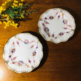 Royal Doulton - 【美品】ロイヤルクラウンダービー　ロイヤルアントワネット　ケーキプレート