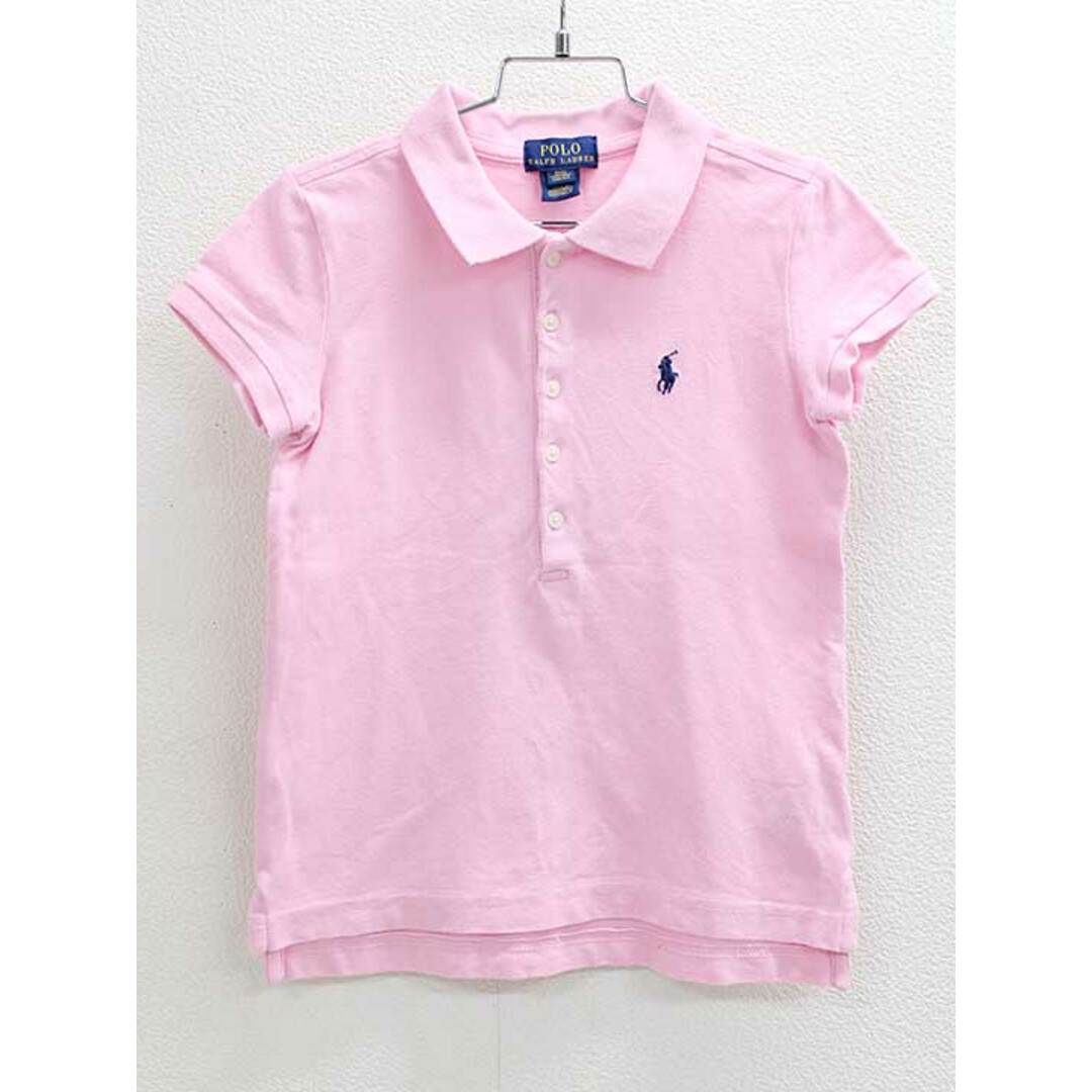 Ralph Lauren(ラルフローレン)の◇ラルフローレン/Ralph Lauren◇130cm 半袖ポロシャツ ピンク【中古】子供服 キッズ kids 女の子 夏 826032 tops キッズ/ベビー/マタニティのベビー服(~85cm)(その他)の商品写真