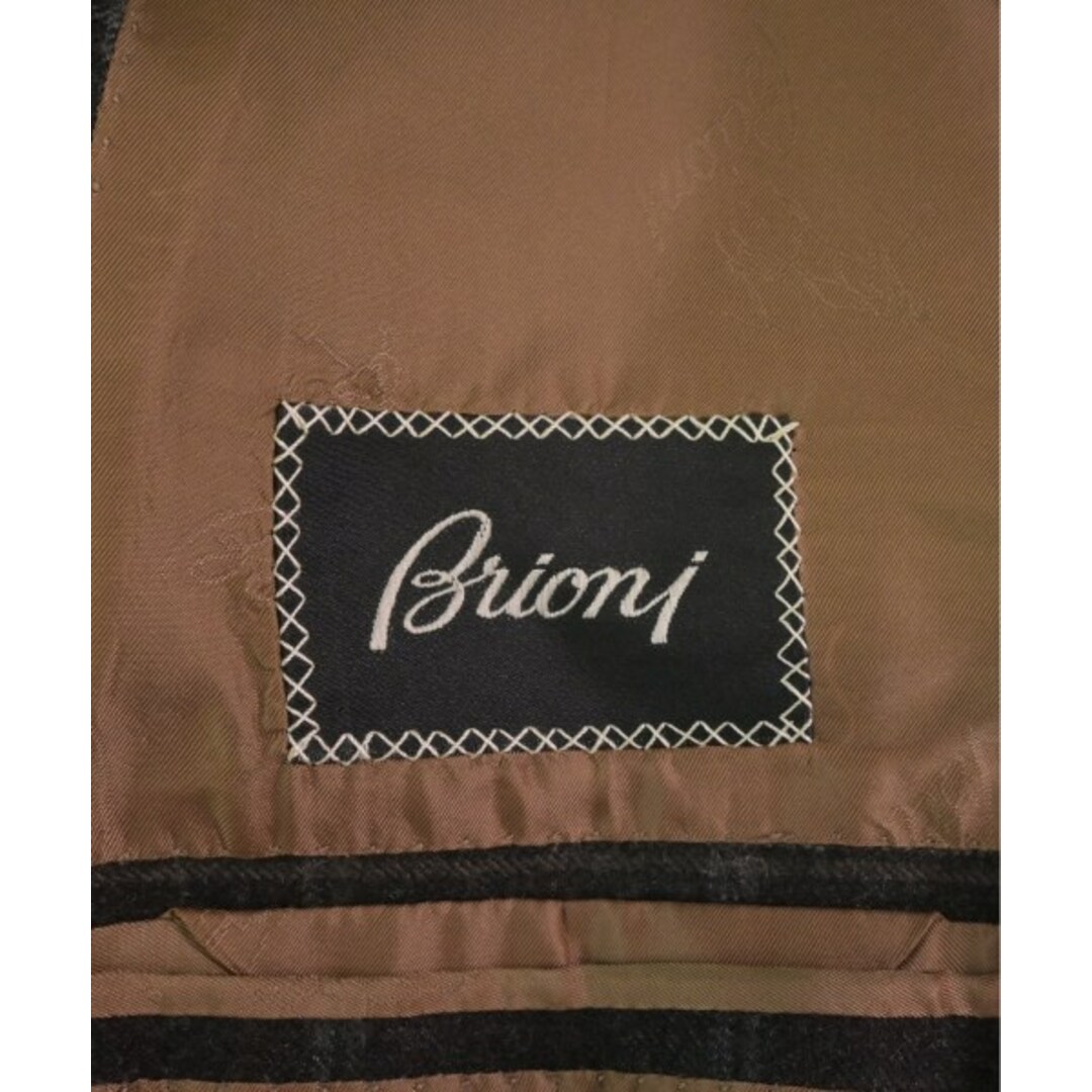 Brioni(ブリオーニ)のBrioni ブリオーニ テーラードジャケット 50(XL位) 茶系(チェック) 【古着】【中古】 メンズのジャケット/アウター(テーラードジャケット)の商品写真