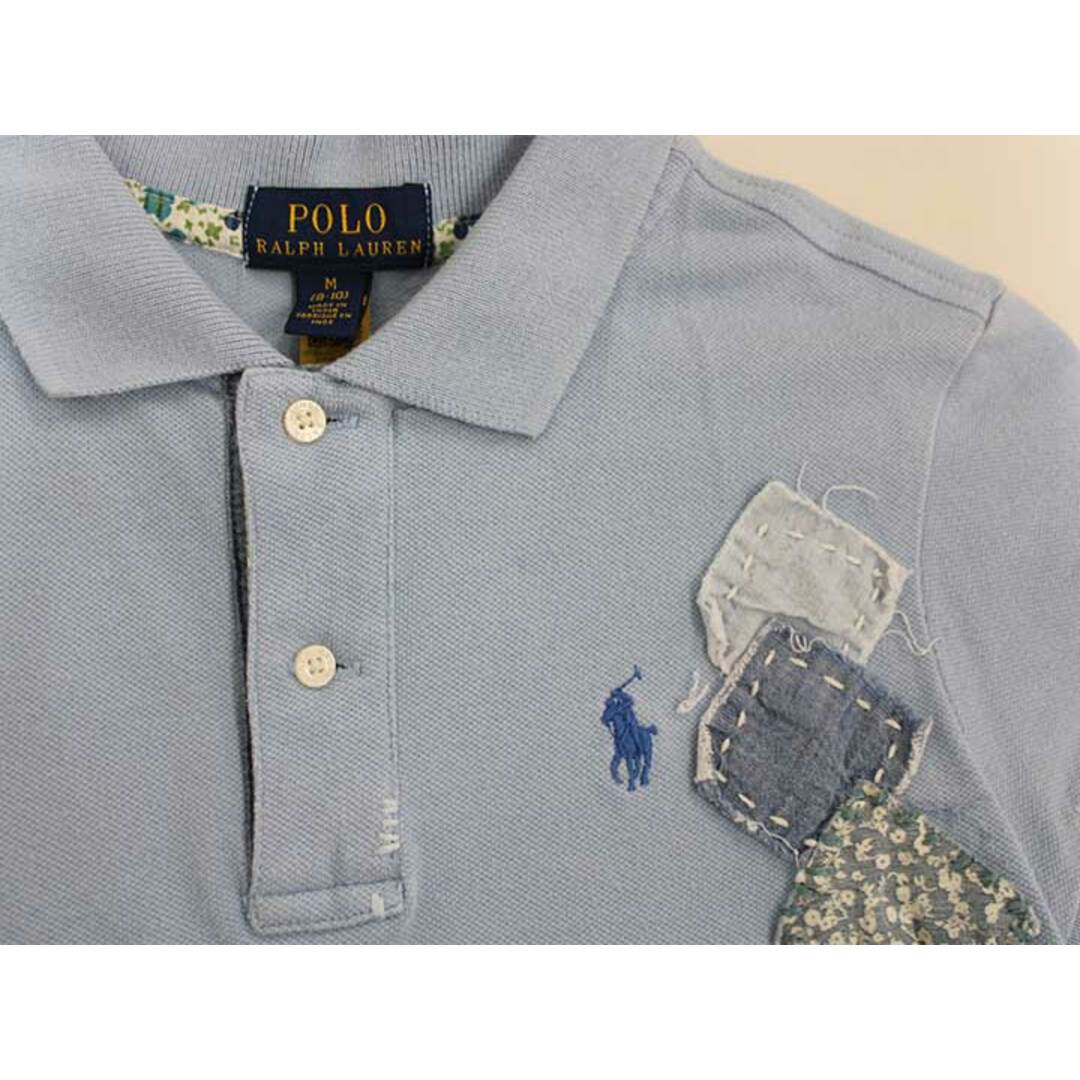 Ralph Lauren(ラルフローレン)の■ラルフローレン/Ralph Lauren■140cm 半袖ポロシャツ 水色【中古】子供服 キッズ kids ジュニア 女の子 夏 326032 tops キッズ/ベビー/マタニティのベビー服(~85cm)(その他)の商品写真