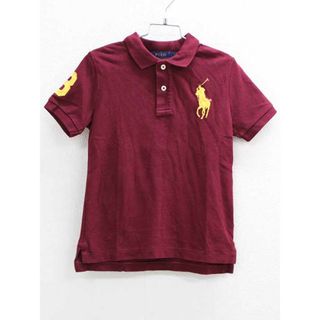 ラルフローレン(Ralph Lauren)の▽ラルフローレン/Ralph Lauren▽120cm 半袖ポロシャツ ワインレッド【中古】子供服 キッズ kids 男の子 夏 616032 tops(その他)