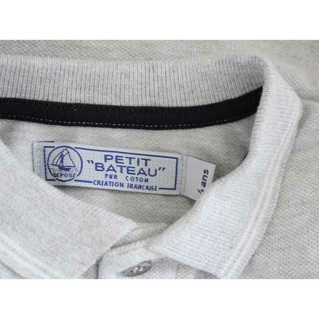 PETIT BATEAU(プチバトー)の†プチバトー/PETIT BATEAU† 102cm 半袖ポロシャツ グレー【中古】子供服 キッズ kids 男の子  夏 326032 tops キッズ/ベビー/マタニティのベビー服(~85cm)(その他)の商品写真