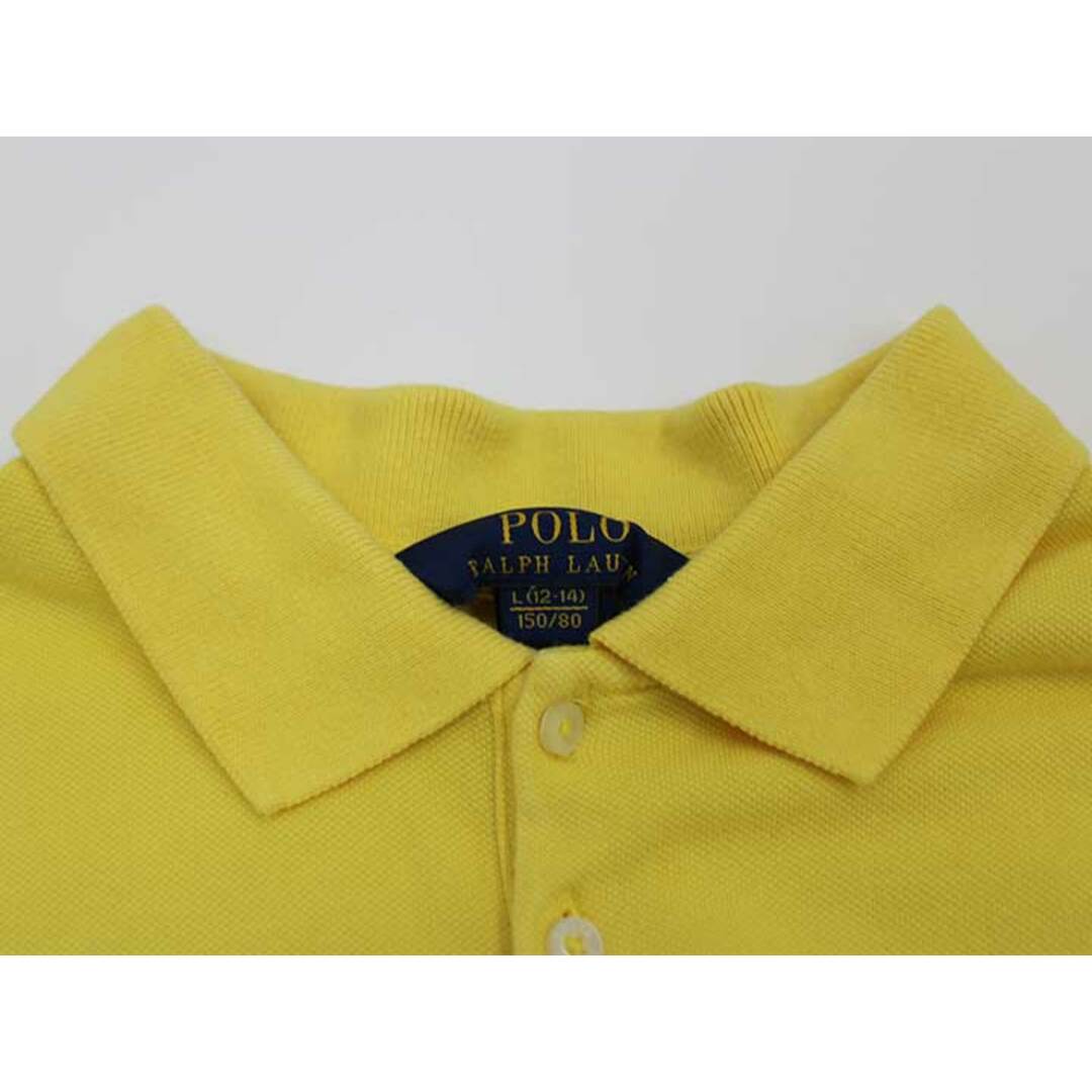 Ralph Lauren(ラルフローレン)の■ラルフローレン/Ralph Lauren■150cm 半袖ポロシャツ 黄色【中古】子供服 キッズ kids ジュニア 女の子 夏 916032 tops キッズ/ベビー/マタニティのベビー服(~85cm)(その他)の商品写真